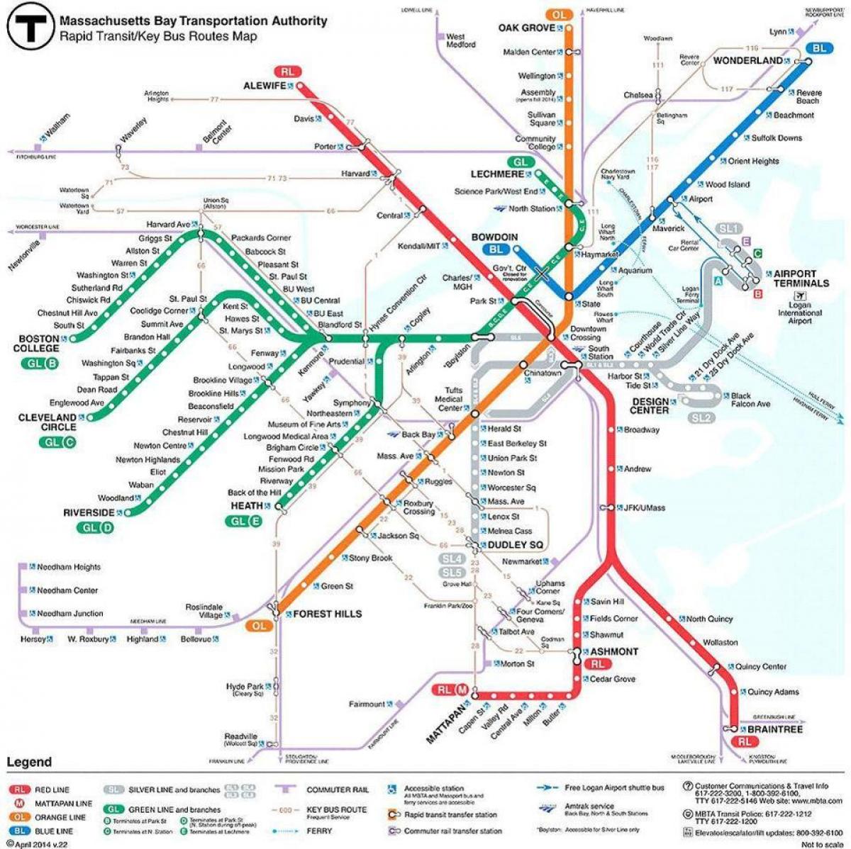 Közlekedési hatóság Boston térkép