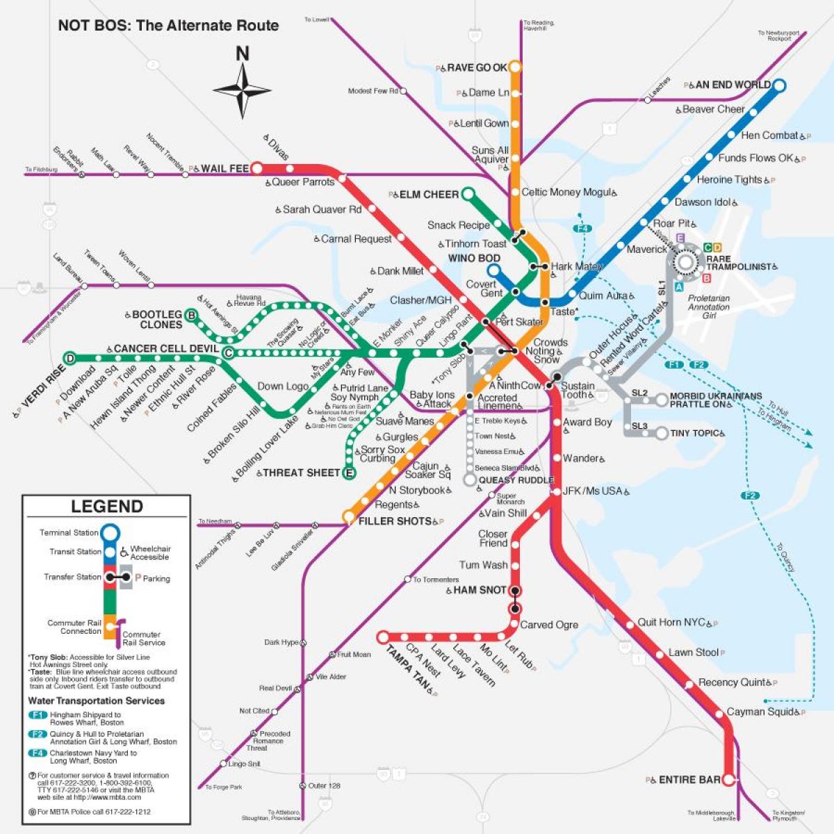 térkép t Boston térkép
