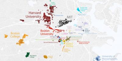 Térkép Bostoni egyetem