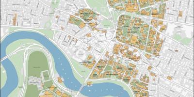 A Harvard egyetem térkép