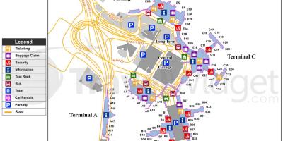 Logan airport terminal térkép