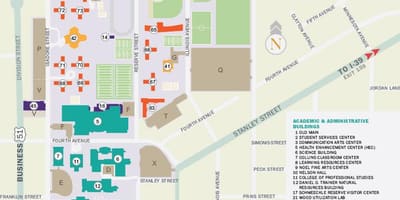 A Harvard orvosi egyetem campus térkép