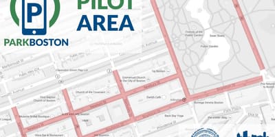 Boston parkolóóra térkép