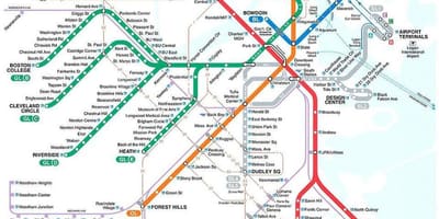 Közlekedési hatóság Boston térkép